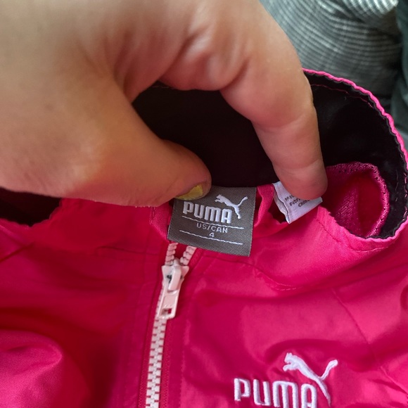 Puma 4T jacket - pink and black, for Spring or sport things - Picture 6 of 8